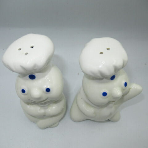 1997年★Doughboy★ドゥーボーイ★Salt & Pepper★S & P★ソルト＆ペッパー★陶器★フィギュア★人形★ぬいぐるみ★PILLSBURY
