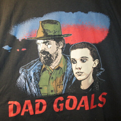 STRANGER THINGS★Stranger Things★T-shirt★Eleven★Hopper★Dustin★Figure★NET FLIX★M size★USED 