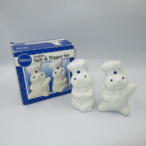 箱入り！デッドストック！1997年★Doughboy★ドゥーボーイ★Salt & Pepper★S & P★ソルト＆ペッパー★陶器★フィギュア★人形★ぬいぐるみ★PILLSBURY