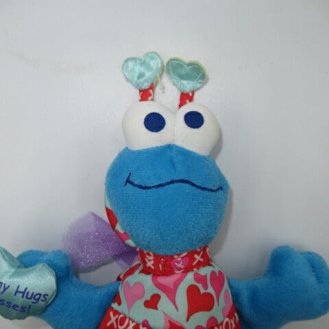 ★ビンテージ★vintage★SESAME STREET★セサミストリート★ CookieMonster★クッキーモンスター★Valentine★バレンタイン★フィギュア★人形★ぬいぐるみ★約20センチ★
