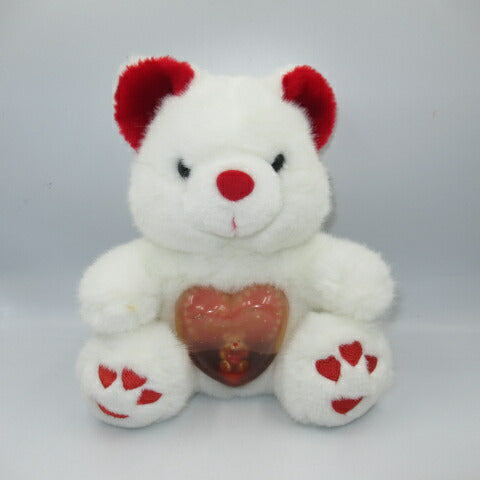 ９０ｓ★ビンテージ★クマ★ベア★ぬいぐるみ★人形★フィギュア★ウォータードール★スノードーム★ぬいぐるみ★ディスプレイ★約26センチ★バレンタイン★Valentine★
