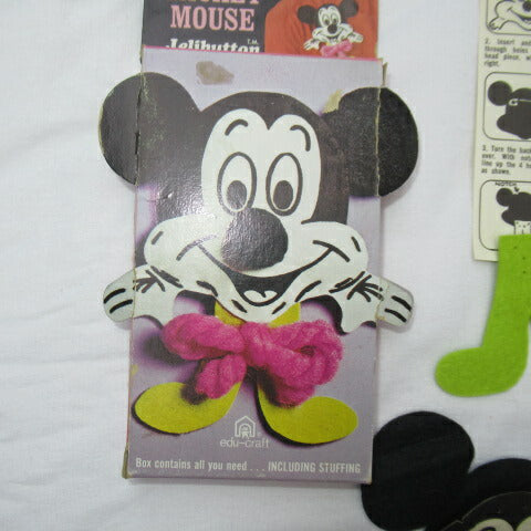 ビンテージ★MickeyMouse★ミッキー★Jelibuttons★キット★ぬいぐるみ★人形★オールド★ディズニー★ミニーマウス★DISNEY★