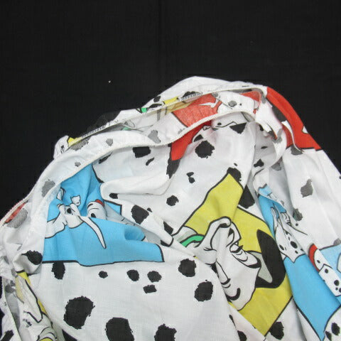 Disney★Vintage★101★101 Dalmatians★Fitted sheet★Doll★Figure★Allover pattern★USED 