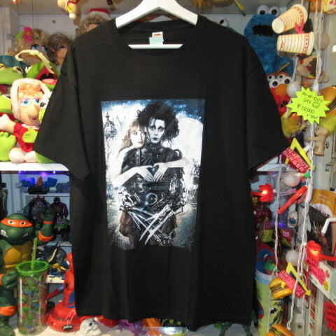 Edward Scissorhand★Scissorhands★Tim Burton★T-shirt★Stuffed animal★Doll★Figure★L size★Black 