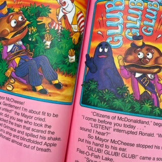 1978★70's★Vintage★McDonald's★Book★Book★The Hamburger Hunt★Figure★Doll 