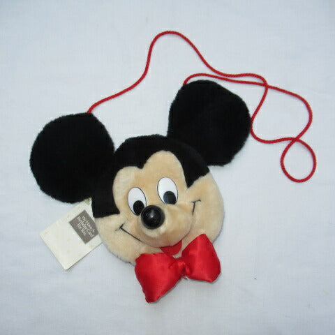 ★ビンテージ★Mickey Mouse★ミッキー★フェイスポーチ★バッグ★ショルダー★ぬいぐるみ★人形★オールド★ディズニー★ミッキーマウス★DISNEY★