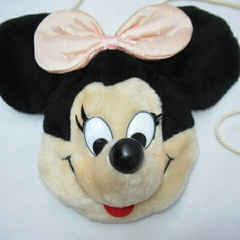 ★ビンテージ★Minnie Mouse★Mickey Mouse★ミニーマウス★ミッキー★フェイスポーチ★バッグ★ショルダー★ぬいぐるみ★人形★オールド★ディズニー★ミッキーマウス★DISNEY★