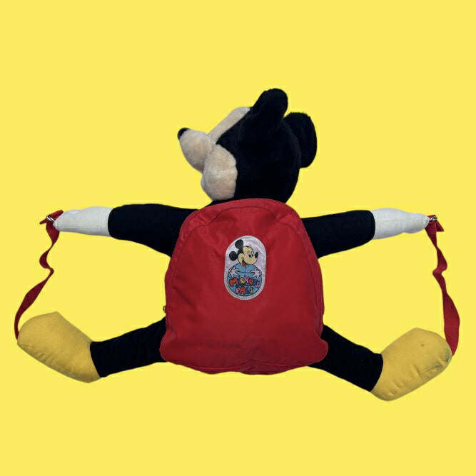 ★ビンテージ★Mickey Mouse★ミッキー★バックパック★リュック★ぬいぐるみ★人形★オールド★ディズニー★ミッキーマウス★DISNEY★