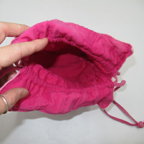 ★80's★Cabbage Patch Kids★Cabbage doll★Drawstring bag★Girl★Doll★Figure★Baby★Pink 