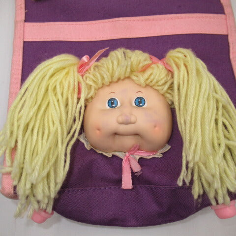 ★80's★Cabbage Patch Kids★Cabbage doll★Tote bag★Purple x Pink★Girl★Doll★Figure★Baby★ 