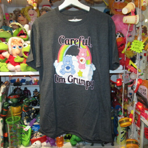 CARE BEARS★Care Bears★T-shirt★Stuffed animal★Doll★Figure★L size★Charcoal gray 