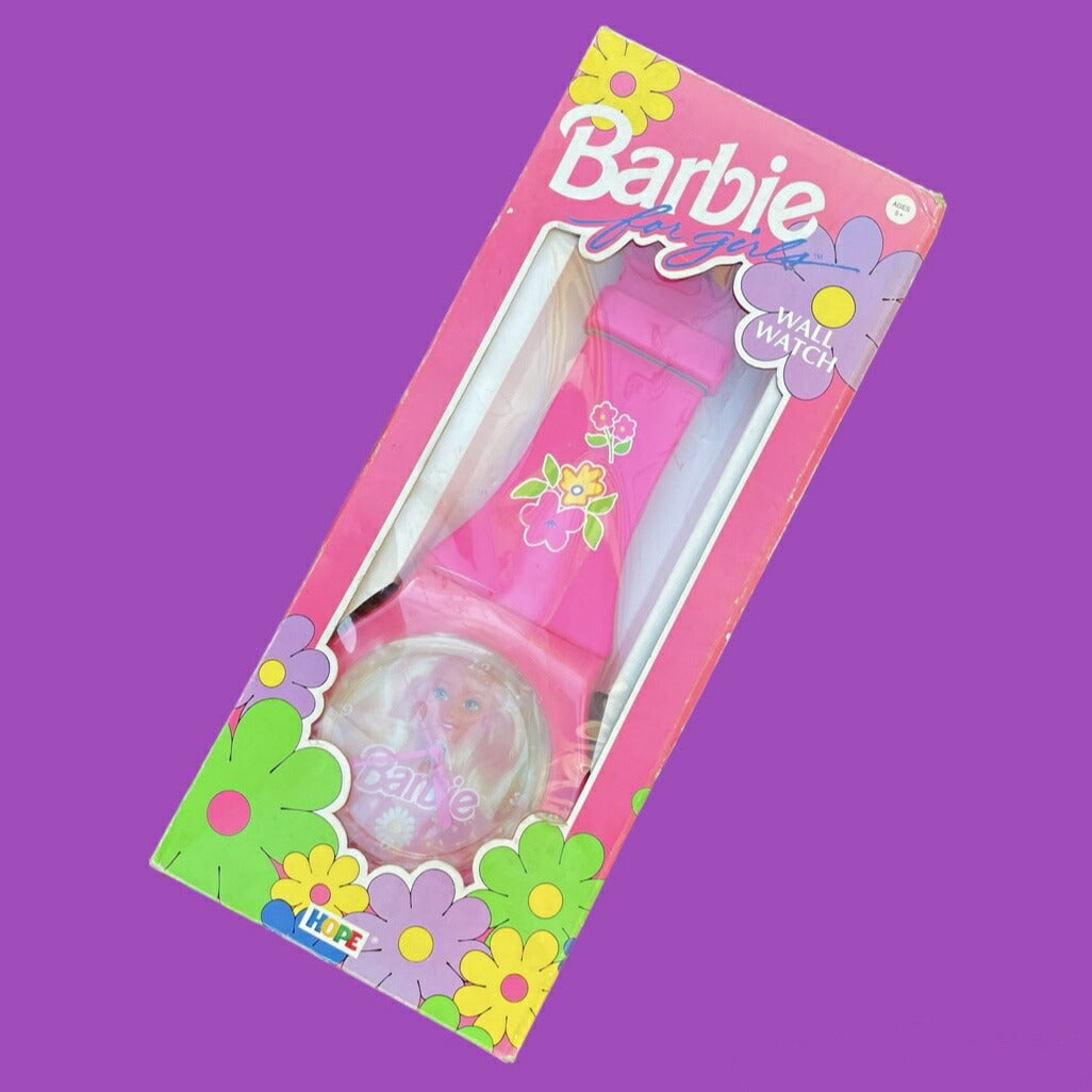 レア！デッドストック！★1996年★90's★Barbie for girls★バービー★フォーガールズ★壁掛け時計★Wall Clock★フィギュア★人形★