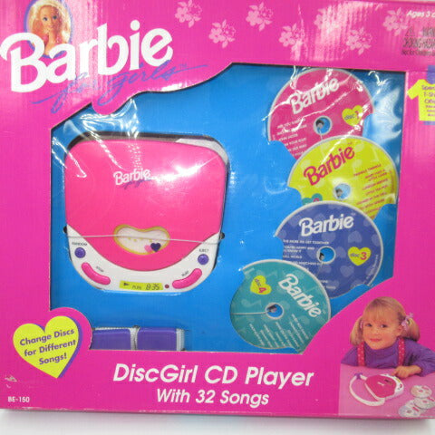 レア！デッドストック！★1995年★90's★Barbie for girls★バービー★フォーガールズ★DiscGirl CD Player★フィギュア★人形★