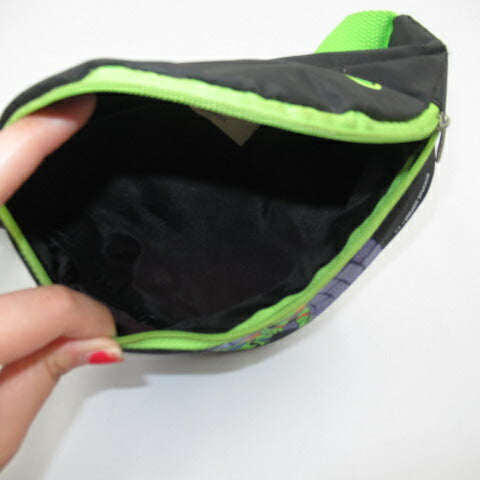 TEENAGE MUTANT TURTLES★ニンジャ・タートルズ★ウエストポーチ★ぬいぐるみ★人形★フィギュア★ブラック★約１４センチ×２６センチ