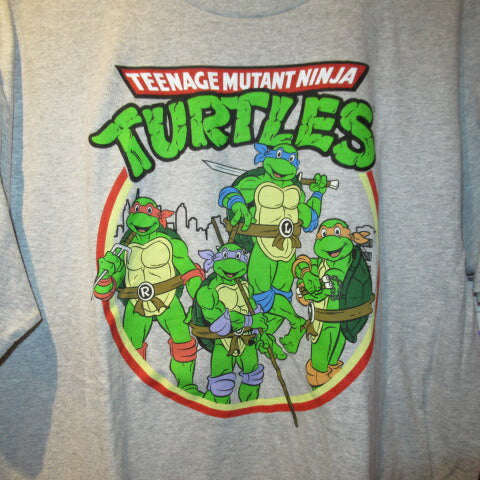 TEENAGE MUTANT TURTLES★ニンジャ・タートルズ★Tシャツ★ぬいぐるみ★人形★フィギュア★Lサイズ★グレー★