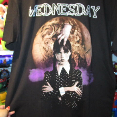 Wednesday★Wednesday★ADDAMS FAMILY★Addams Family★T-shirt★Wednesday Addams★Stuffed animal★Doll★Figure★L size★Black 