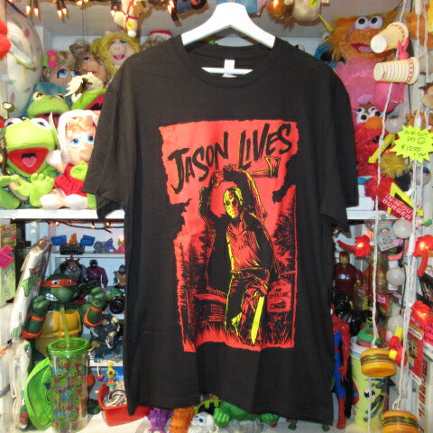 JASON LIVES ★Jason★T-shirt★Stuffed animal★Doll★Figure★L size★Black 