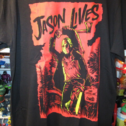 JASON LIVES ★Jason★T-shirt★Stuffed animal★Doll★Figure★L size★Black 