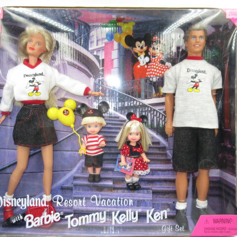 rare! ! 1998★Barbie★Disney Resort Vacation Gift Set★Barbie★Disney★Ken★Tommy★Kelly★Doll★Figure★Gift Set 