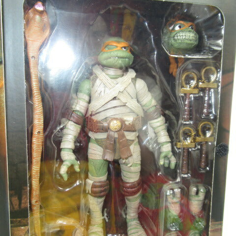 TEENAGE MUTANT TURTLES★ニンジャ・タートルズ★MICHELANGELO AS THE MUMMY★ミイラ男★ぬいぐるみ★人形★フィギュア★NECA