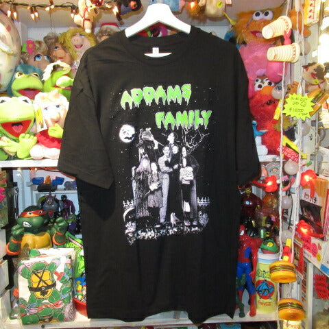 ADDAMS FAMILY★Addams Family★T-shirt★Stuffed animal★Doll★Figure★XL size★Black 