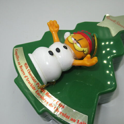 ★Vintage★Garfield★Candy case★Box★Accessory case★With ornaments★Christmas★Stuffed animal★Doll★Figure★GARFIELD★ 