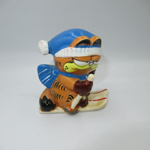 80's★Vintage★Garfield★Pottery figurine★Stuffed animal★Doll★Figure★GARFIELD★Ski 