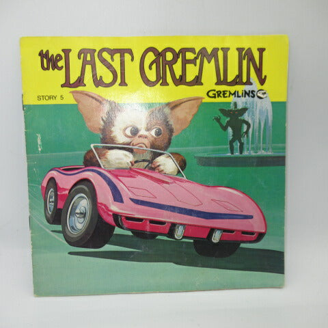 This is a picture book with a record! Vintage★80's★1984★Gremlins★STORY5★GREMLINS★Gizmo★Figure★Doll★16 pages 